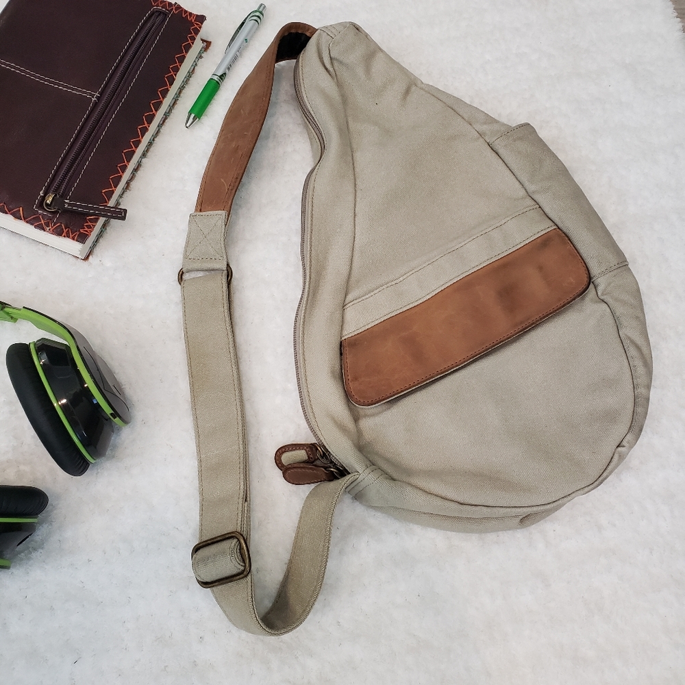 LL Bean Ameribag | Leather & canvas shoulder bag